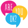 Are You Ok ? Speech Bubble Illustration Sticker
