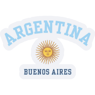 Argentina Buenos Aires City Illustration Sticker