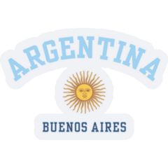 Argentina Buenos Aires City Illustration Sticker
