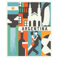 Argentina Culture Illustration Sticker