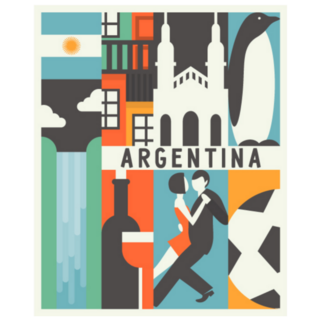 Argentina Culture Illustration Sticker