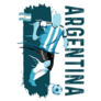 Argentina Football Team, Soccer Player Sticker