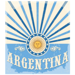 Argentina Vintage Poster Sticker