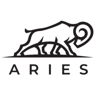 Aries Logo Zodiac Ram Sticker