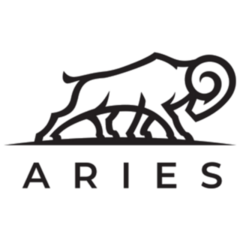 Aries Logo Zodiac Ram Sticker
