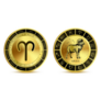 Aries Zodiac Coin Sticker
