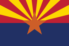 Arizona Az State Flag Sticker