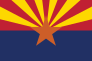 Arizona Az State Flag Sticker