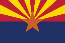 Arizona Az State Flag Sticker
