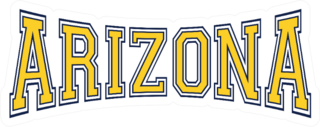 Arizona College Typography Sticker