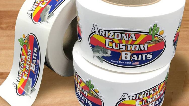 Arizona Custom Baits Oval Stickers