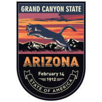 Arizona Emblem State Sticker