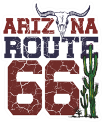Arizona Route 66 Illustration Sticker