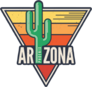 Arizona State Cactus Sticker