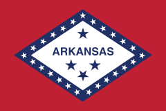 Arkansas Ar State Flag Sticker