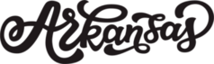 Arkansas Calligraphy Sticker