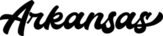 Arkansas Hand-Drawn Script Sticker