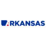 Arkansas Map Lettering Sticker