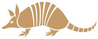 Armadillo Animal Icon In Tan