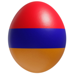 Armenia Egg Sticker
