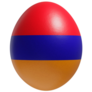 Armenia Egg Sticker