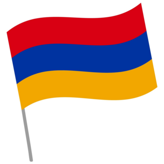Armenia Flag Cartoon Sticker