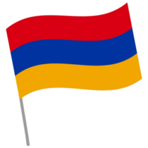 Armenia Flag Cartoon Sticker