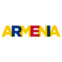 Armenia Flag Color Text Sticker