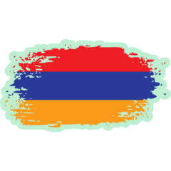 Armenia Flag Green Sticker