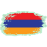 Armenia Flag Green Sticker