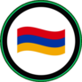 Armenia Flag Neon Sticker