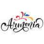 Armenia Handwritten Text Sticker