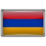 Armenia Metallic Chrome Sticker