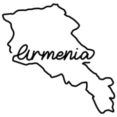 Armenia Outline Map Sticker