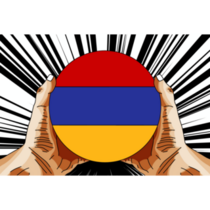 Armenia Pop Art Sticker