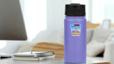 Armenia Republic Day Sticker on a Water Bottle (New) example