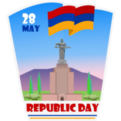 Armenia Republic Day Sticker