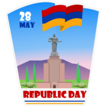 Armenia Republic Day Sticker