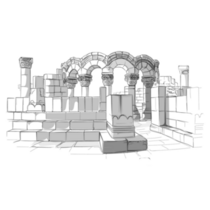 Armenia Ruins Sticker