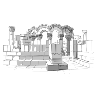 Armenia Ruins Sticker