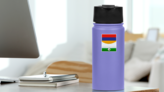 Armenia Soccer Sticker on a Water Bottle (New) example