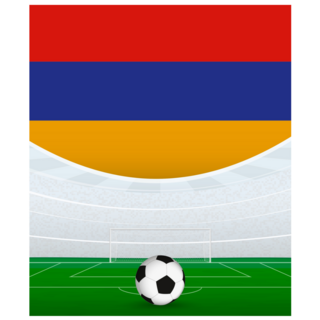 Armenia Soccer Sticker