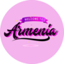 Armenia Welcome Purple Sticker