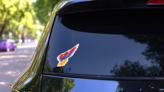 Armenia Wing Sticker on a Rear Car Window (New) example