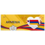 Armenia Yellow Banner Sticker