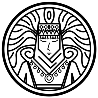 Armenian Line Art Sticker