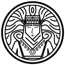 Armenian Line Art Sticker