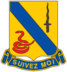 Army 14Th Cavalry Regiment Distinctive Unit Insignia Sticker