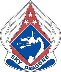 Army 18Th Airborne Corps Sky Dragons Sticker