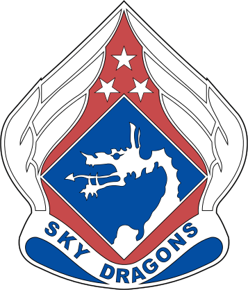 Army 18Th Airborne Corps Sky Dragons Sticker